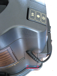 Rainbow Seriennummer unterhalb Stromkabelauslass